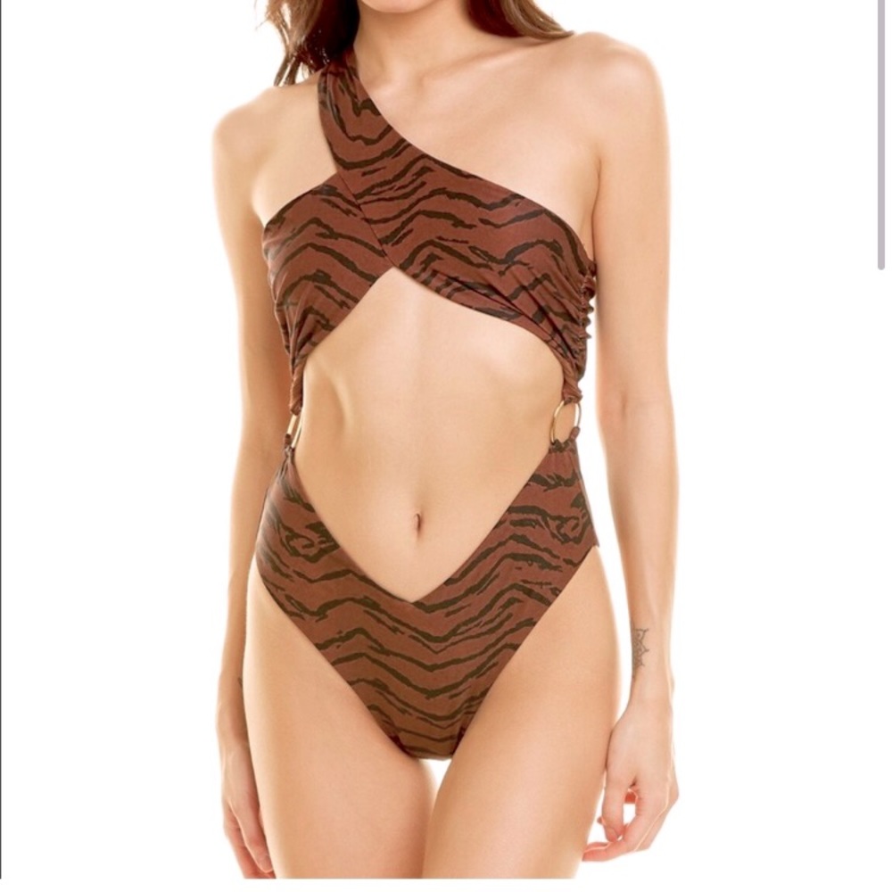 WeWoreWhat asymmetrical monokini
